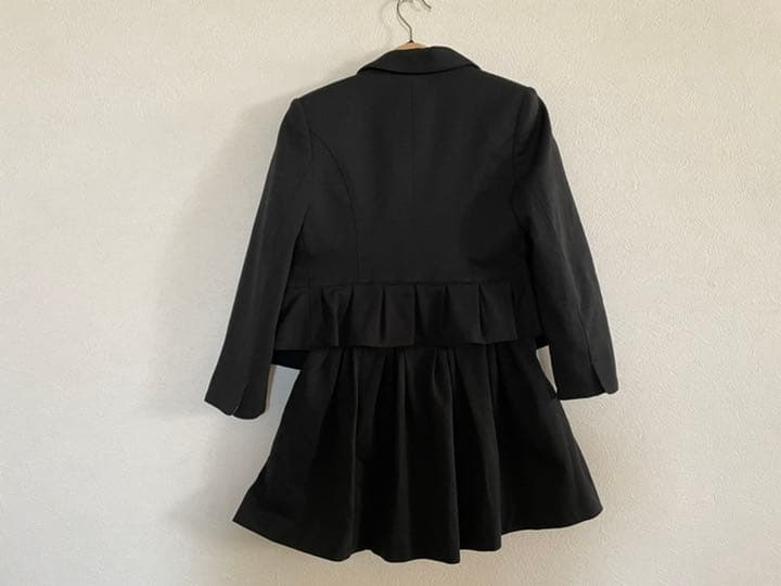 バーバリー　黒　フォーマルスーツ 120 セットアップ