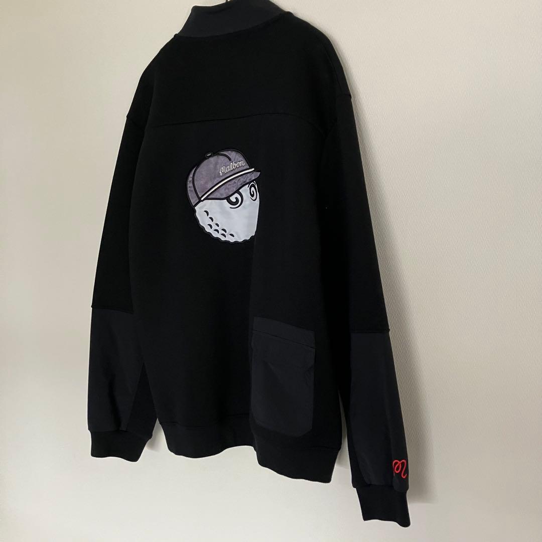 【レア】マルボンゴルフ malbongolf ジップアップブルゾン 黒 XL