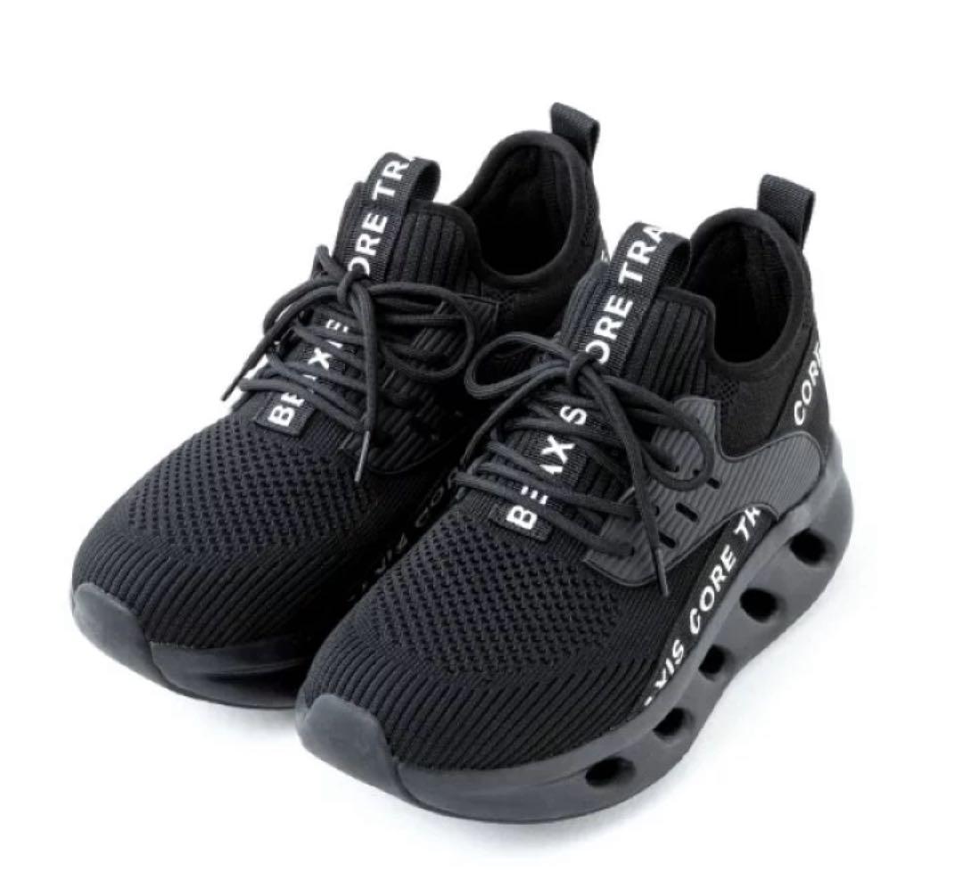 ゆかんぐ （1/11のみ）BEAXIS ✨美品✨シェイプコアスニーカー 黒