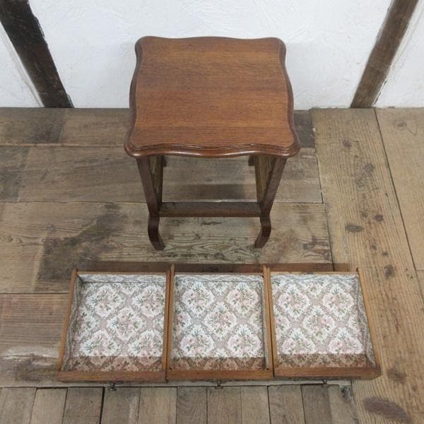 イギリス アンティーク 家具 訳あり サイドチェスト サイドテーブル 6309d