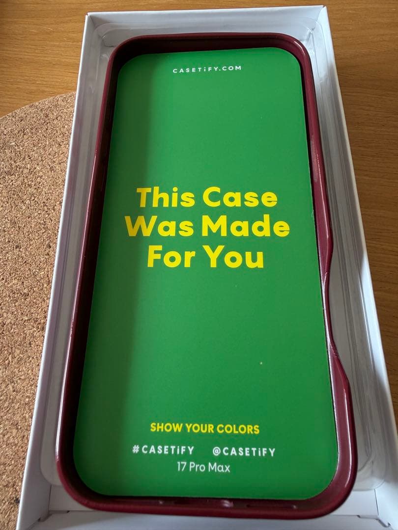 ケースティファイ　iPhone17promaxケース✳︎新品✳︎明日発送