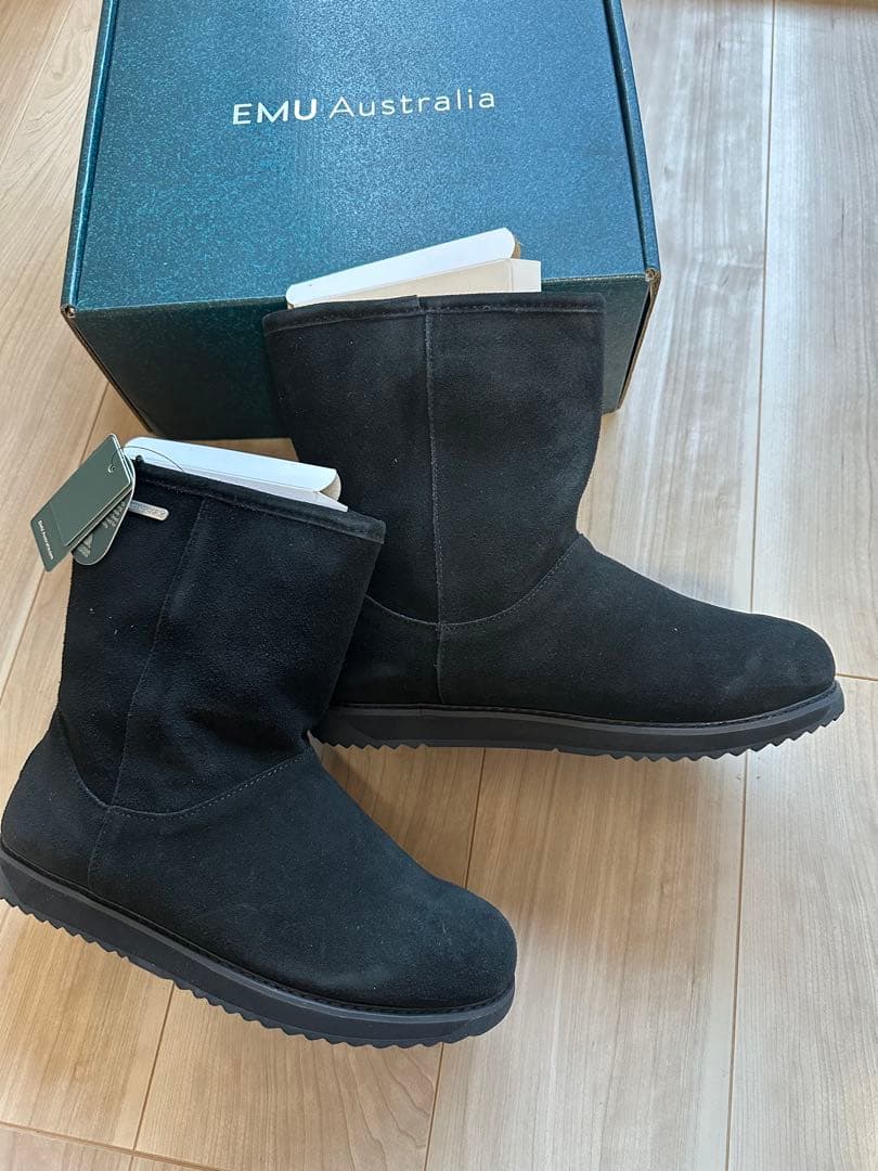 EMU Australia ブラックムートンブーツ