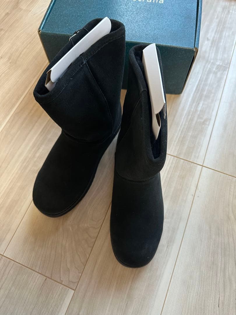 EMU Australia ブラックムートンブーツ