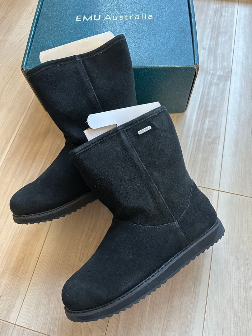 EMU Australia ブラックムートンブーツ
