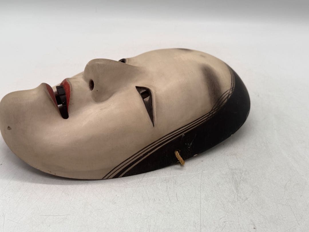 能面　増女　木彫　お面　女神　天女　送料込み260203