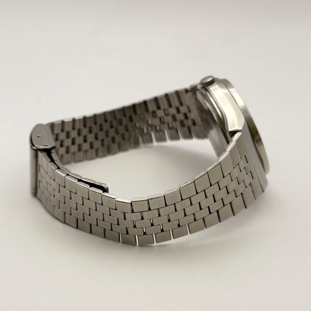 SEIKO TYPEⅡ クォーツ デイデイト シルバー メンズ 腕時計 新品電池