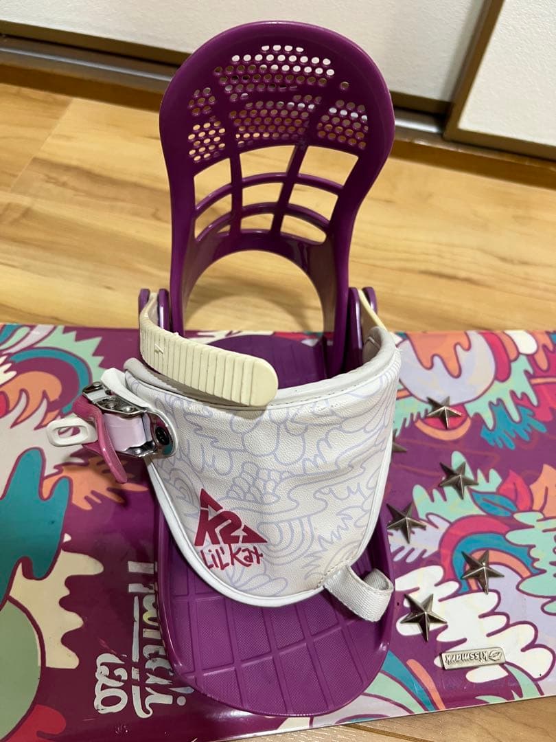 K2 キッズ　スノーボード　120cm 22cm board 三点セット