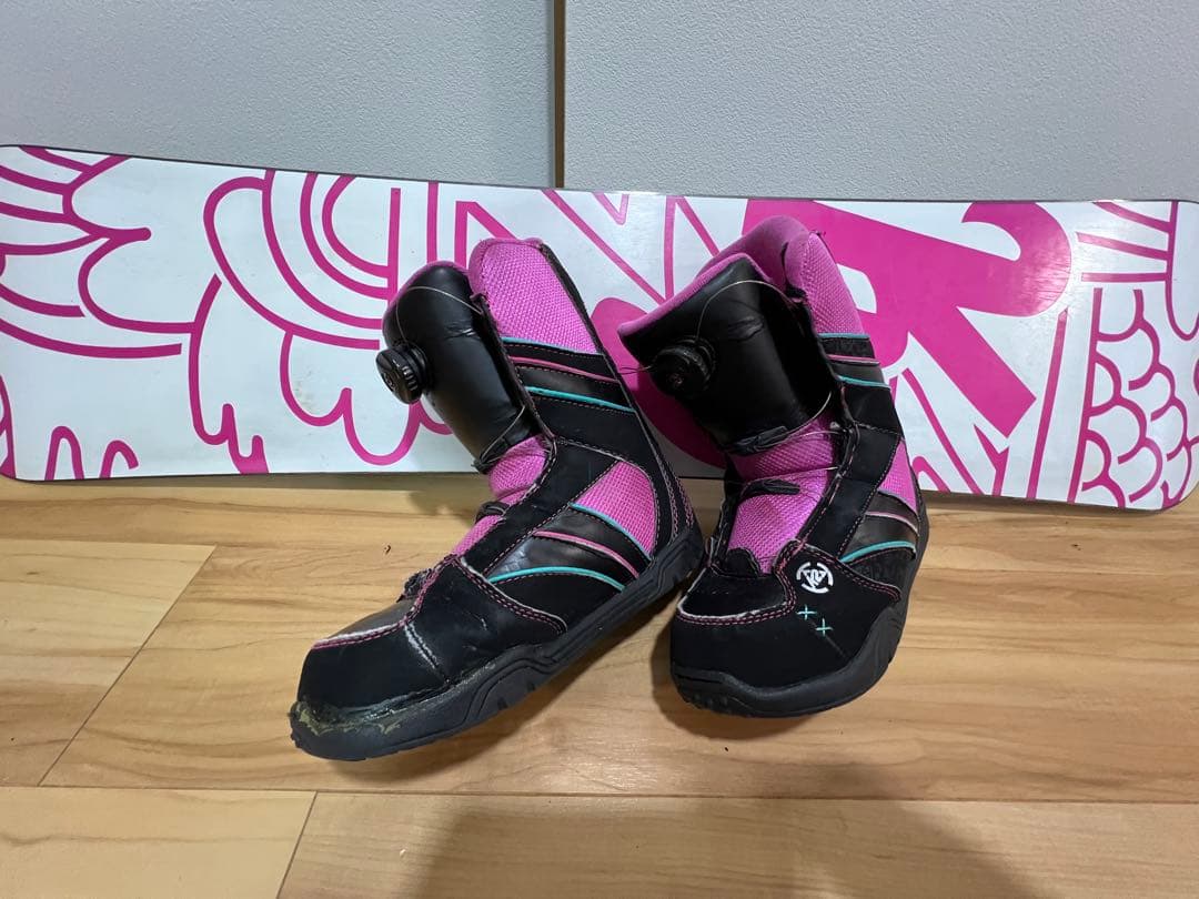 K2 キッズ　スノーボード　120cm 22cm board 三点セット