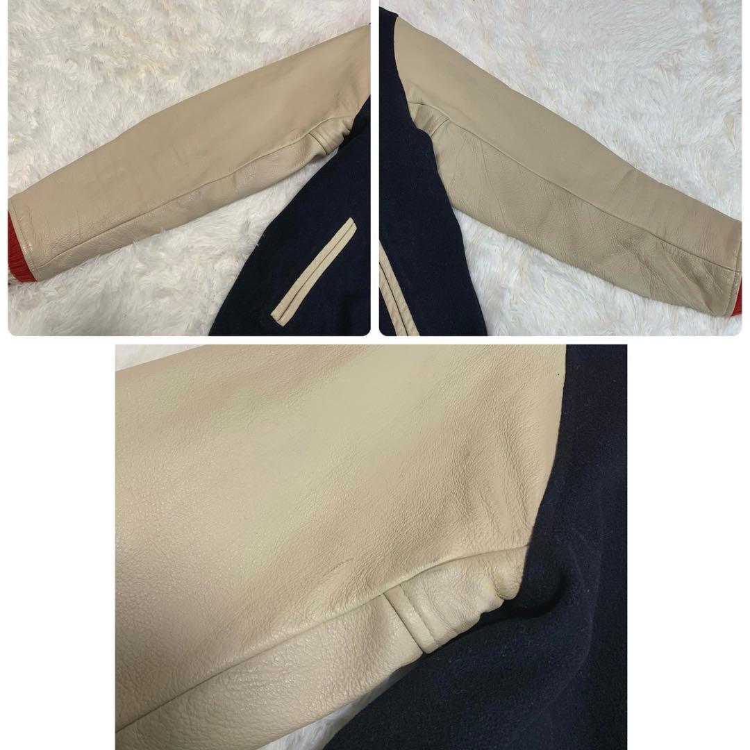 専用✨希少L◆BEAMS【ドンキー襟/袖切替（牛革：カウレザー）◆スタジャン】