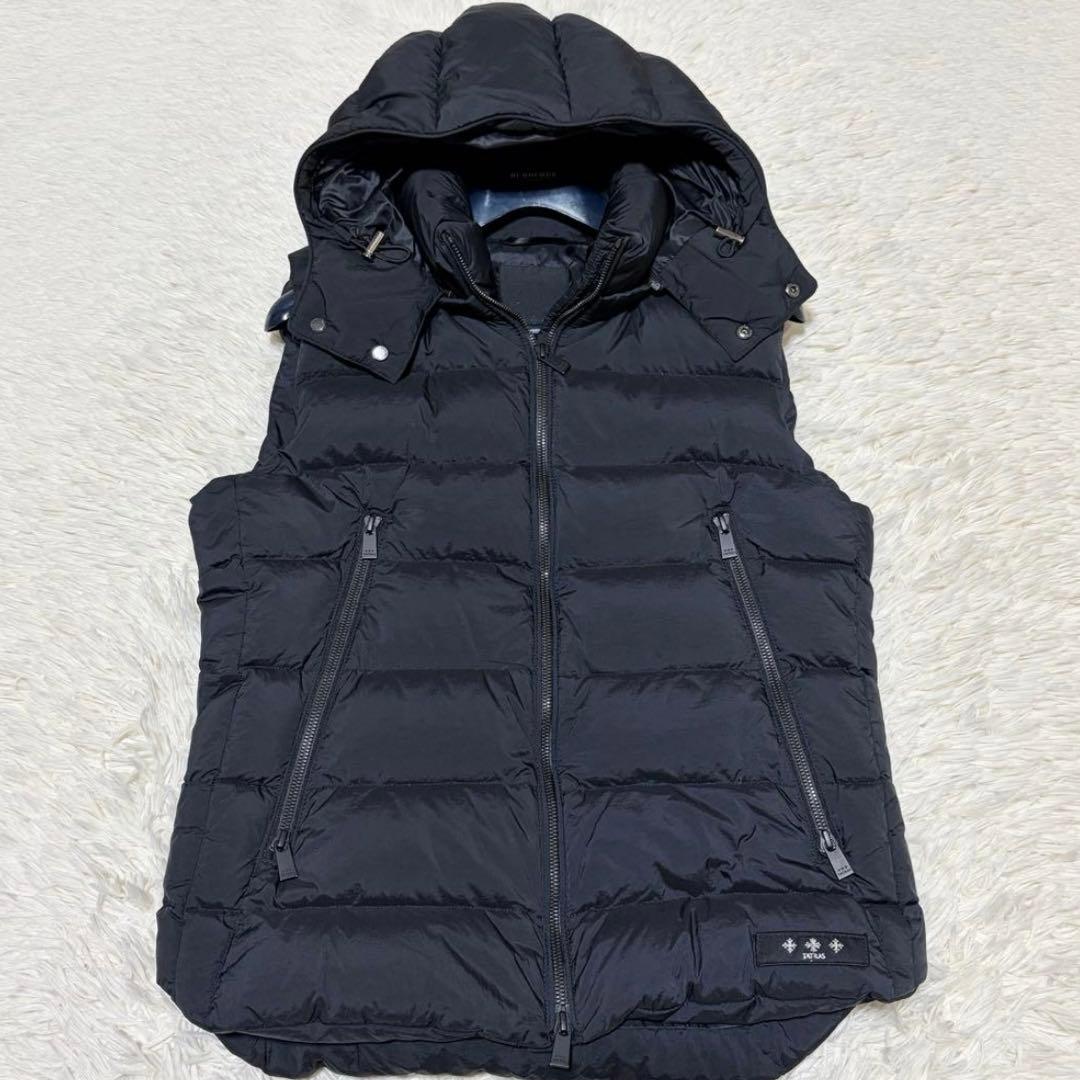 タトラス　クローネ　ダウンベスト　フード　ブラック　CURONE