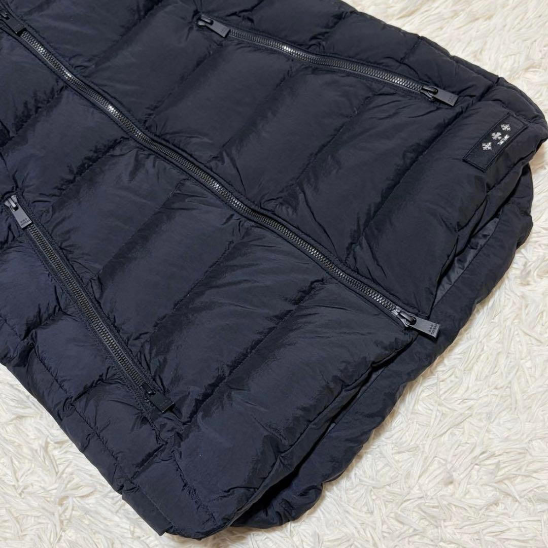 タトラス　クローネ　ダウンベスト　フード　ブラック　CURONE