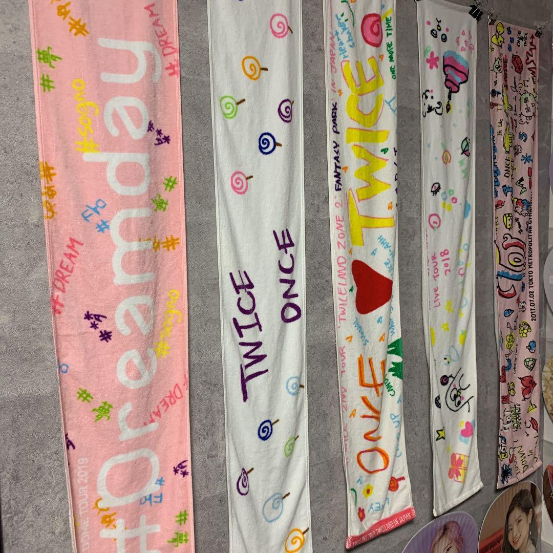 TWICE ライブタオル　5種