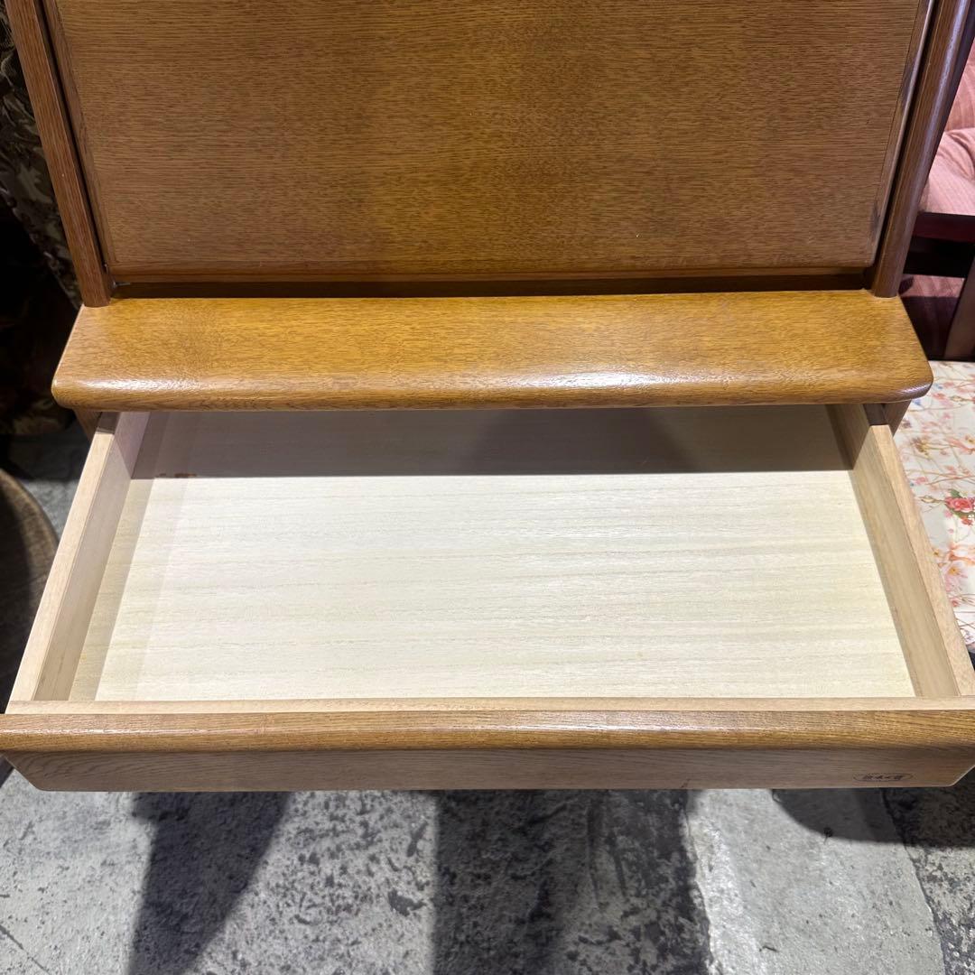 ✦90s✦ 日本製 浜本工芸ライティングビューローA 収 納デスク 木製レトロ