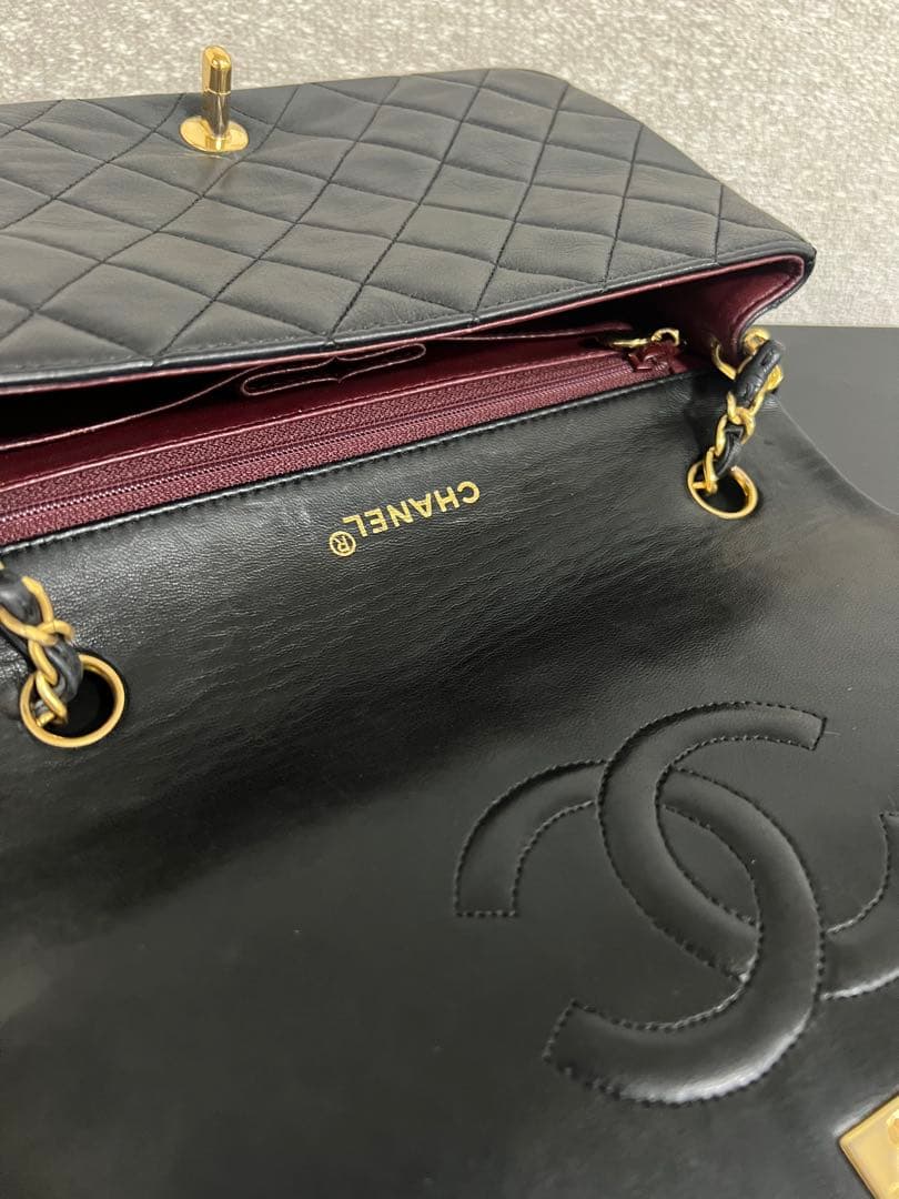 CHANEL シャネル ミニマトラッセ ラムスキン シングルフラップ ゴールド