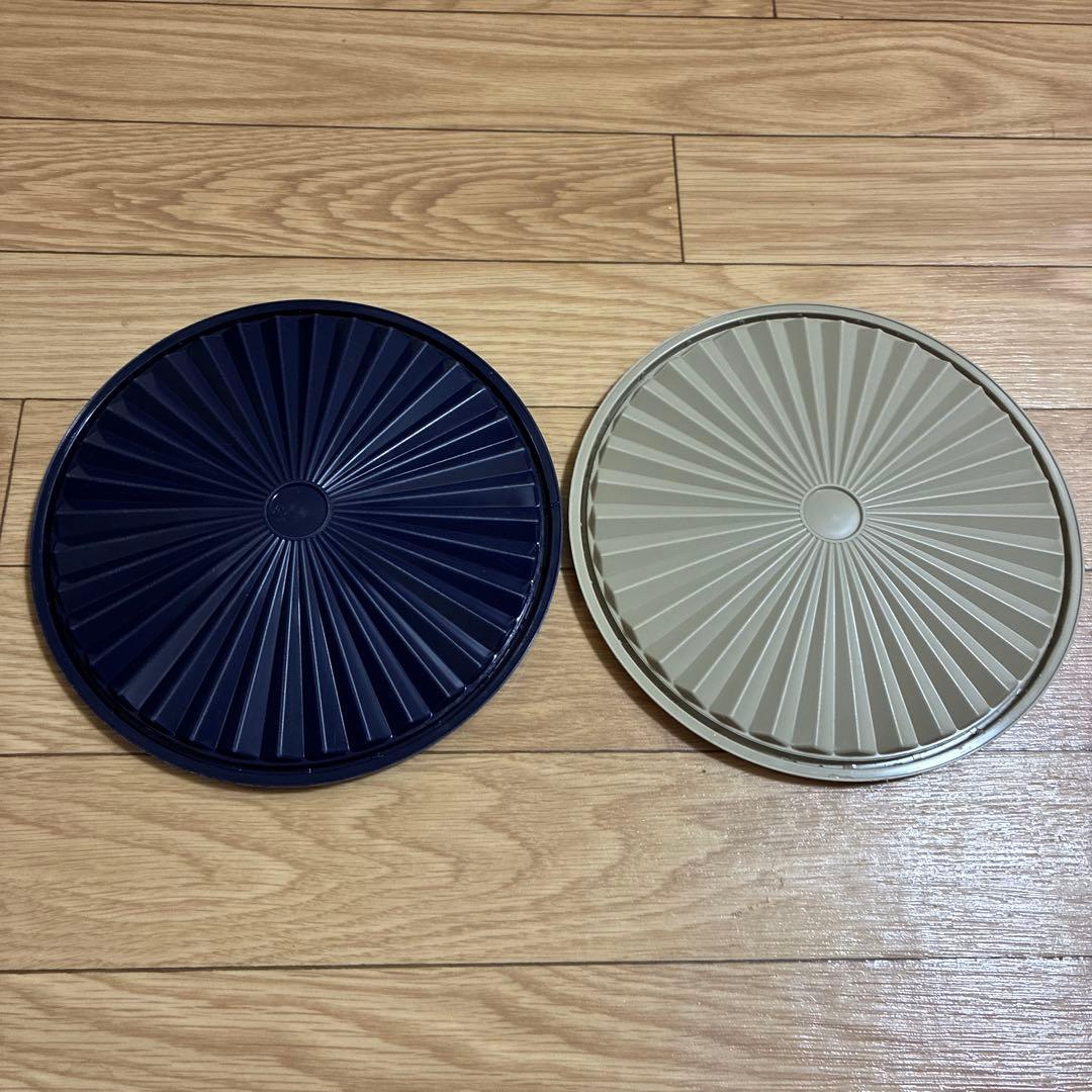 ★タッパーウェア❗️マキシデコレーター.ノクターナル&ベージュ.2個セット