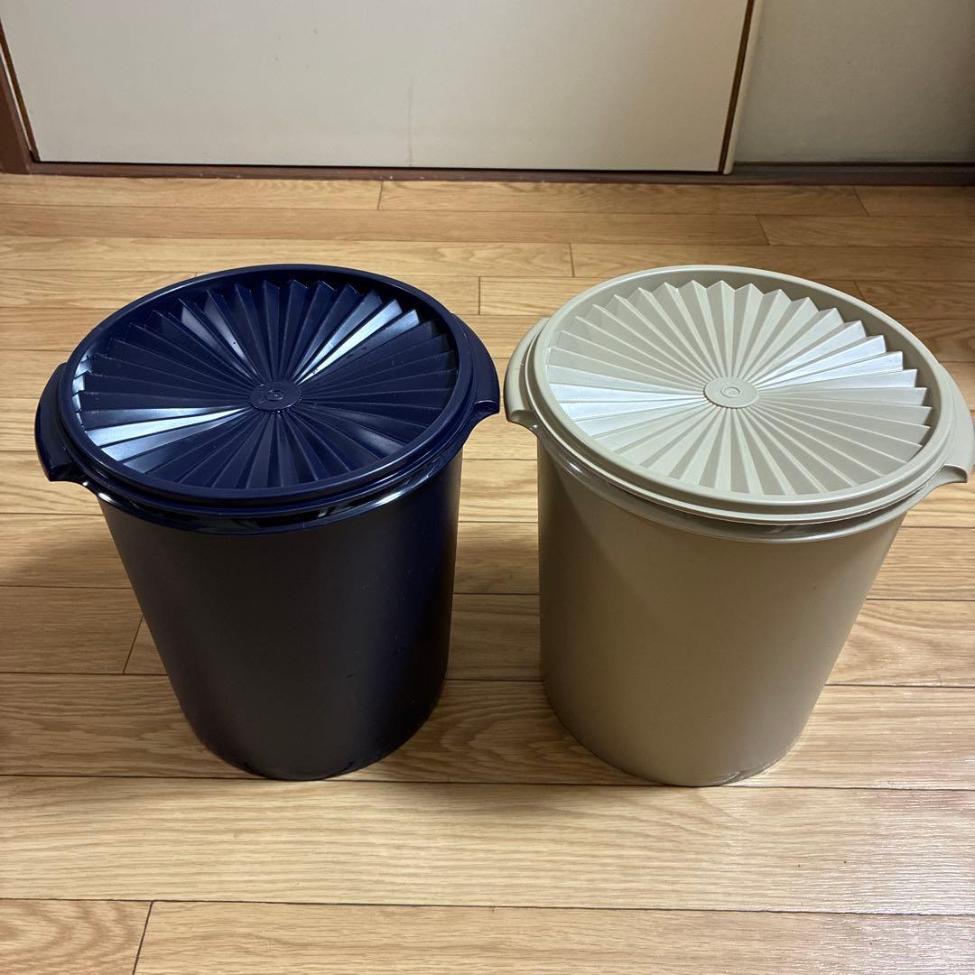 ★タッパーウェア❗️マキシデコレーター.ノクターナル&ベージュ.2個セット