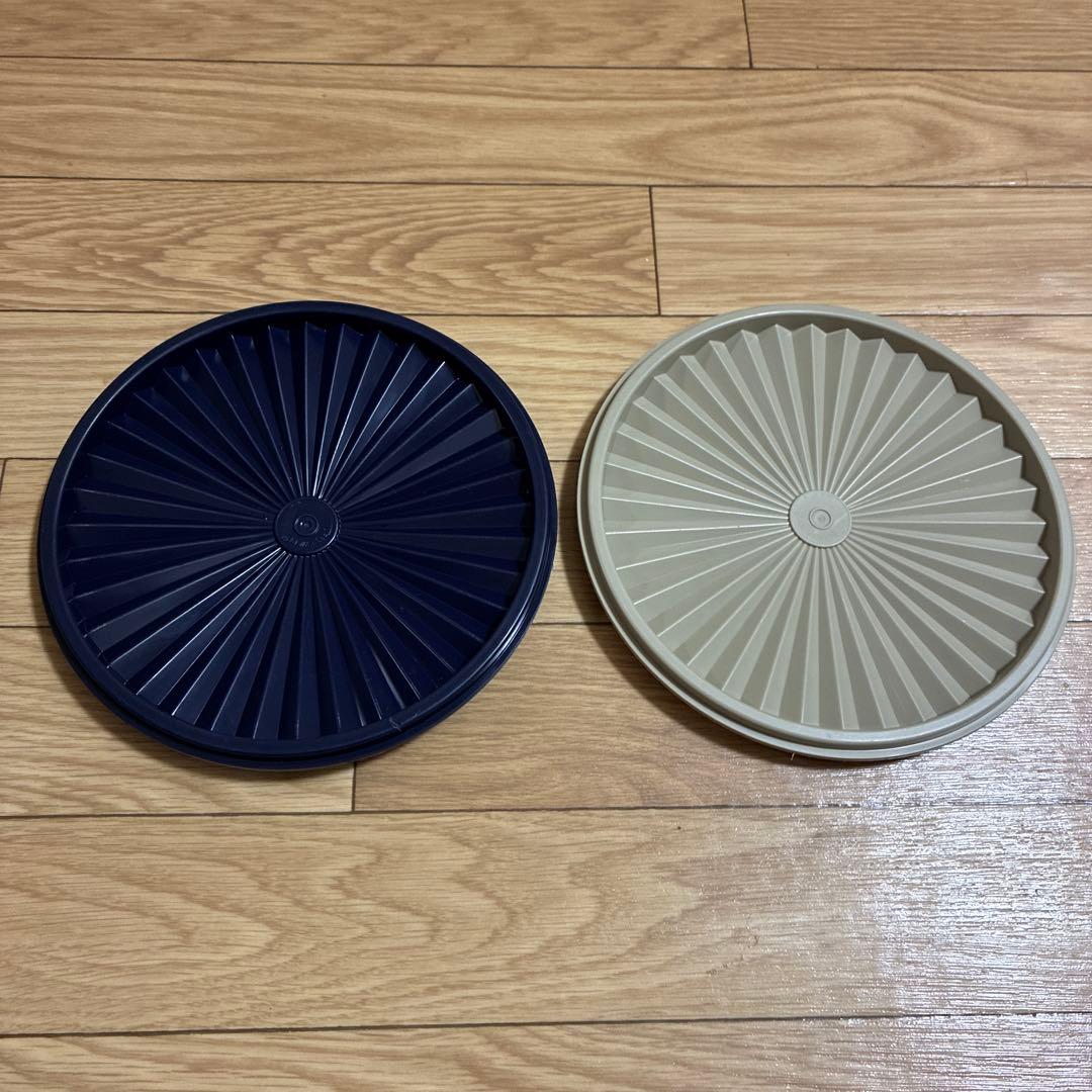 ★タッパーウェア❗️マキシデコレーター.ノクターナル&ベージュ.2個セット