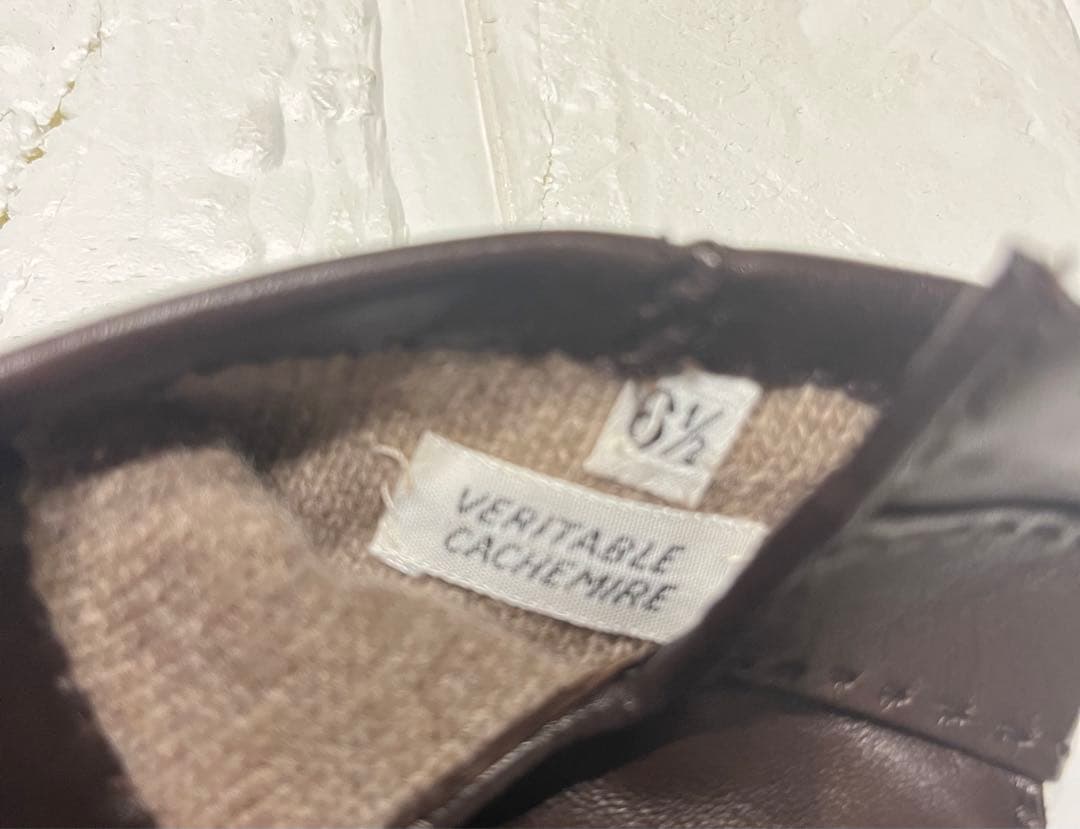 新品タグ付☆エルメス　手袋　グローブ　美品　バックル金具　61/2 ラムレザー