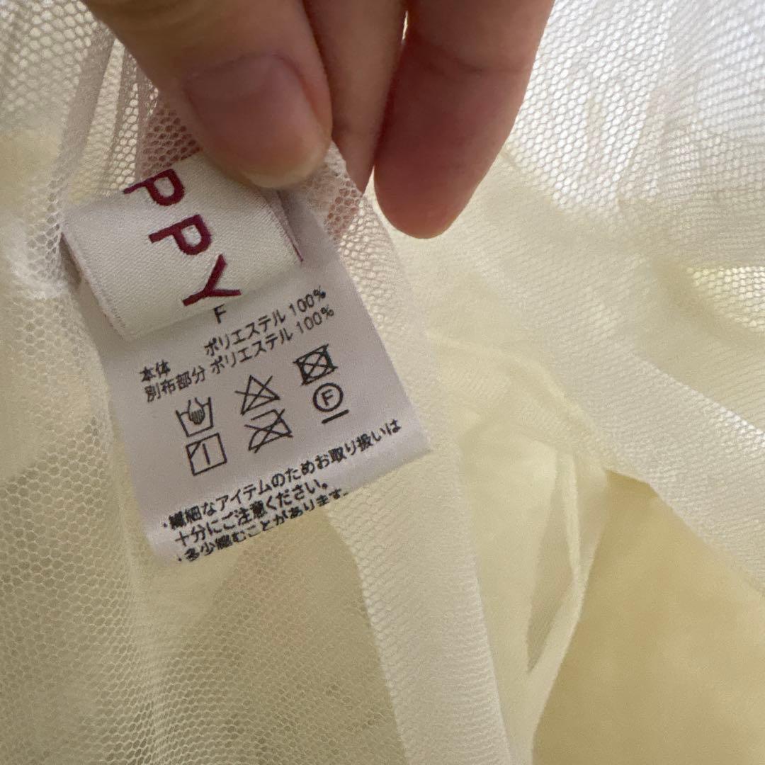 poppy あさぎーにょ チュニック TULLE BALLOON TUNIC