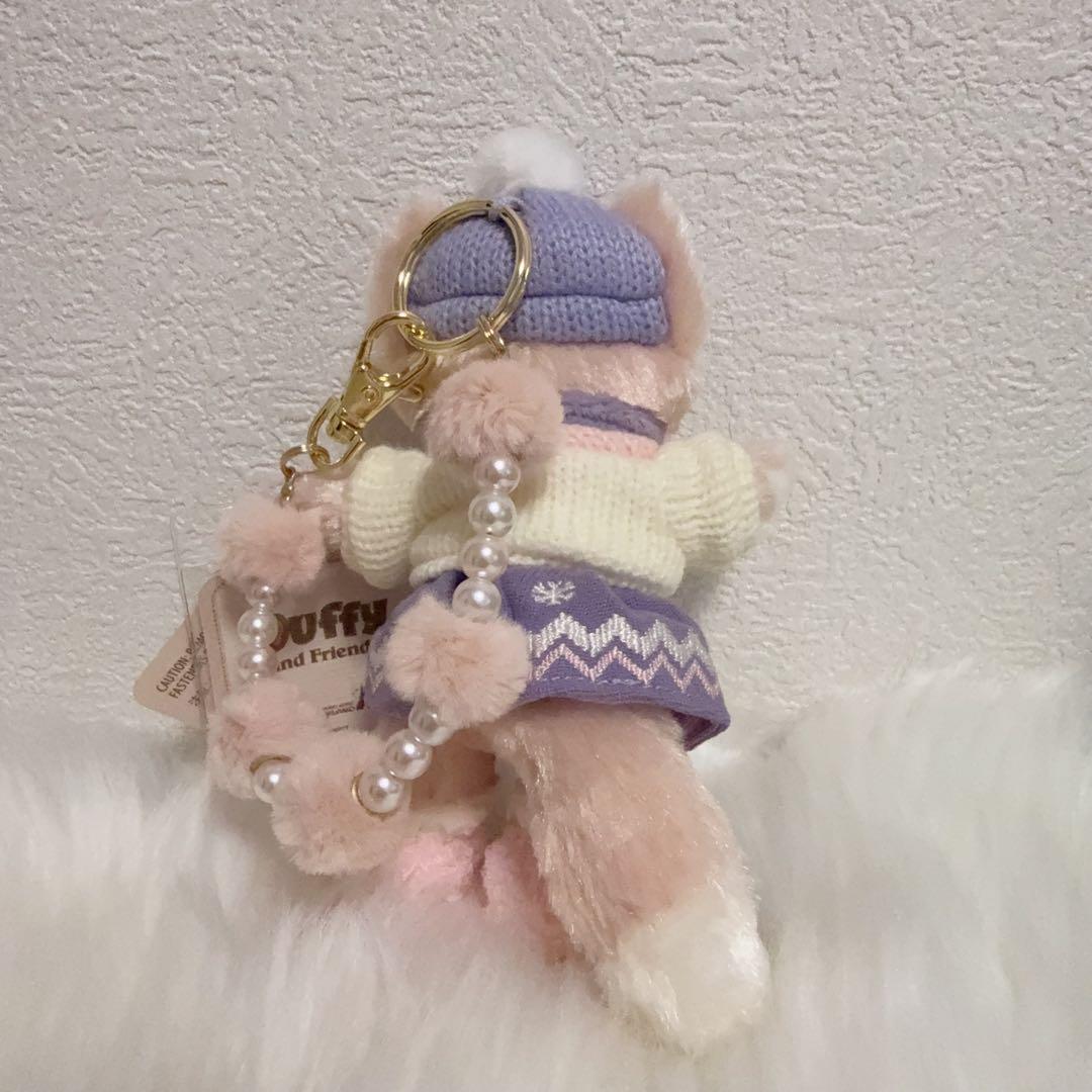 2点　E+ お座りぬいぐるみキーチェーン香港ディズニー