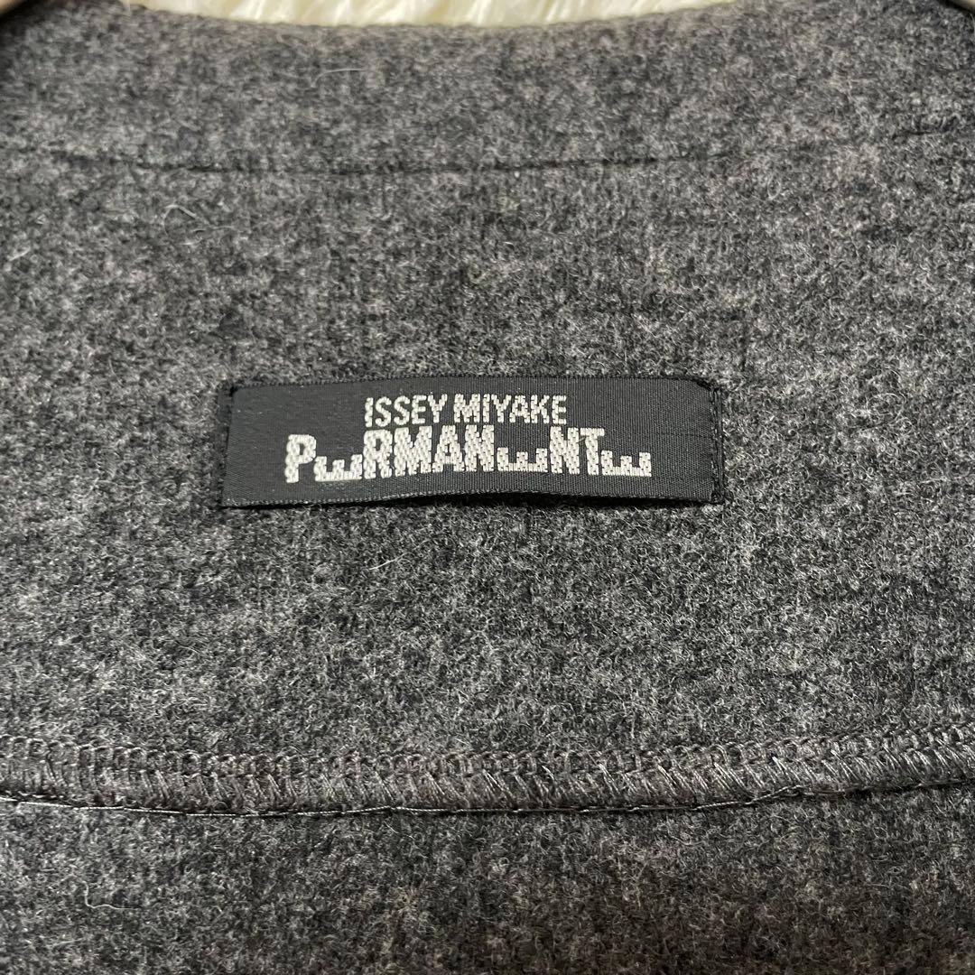 ISSEY MIYAKE PWRMANWNTW グレー ジャケット ウールM