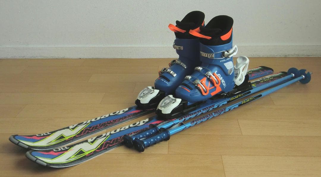 ■■12月・1月限定■送料無料■子供用スキーフルセット■板110/靴21.5■■