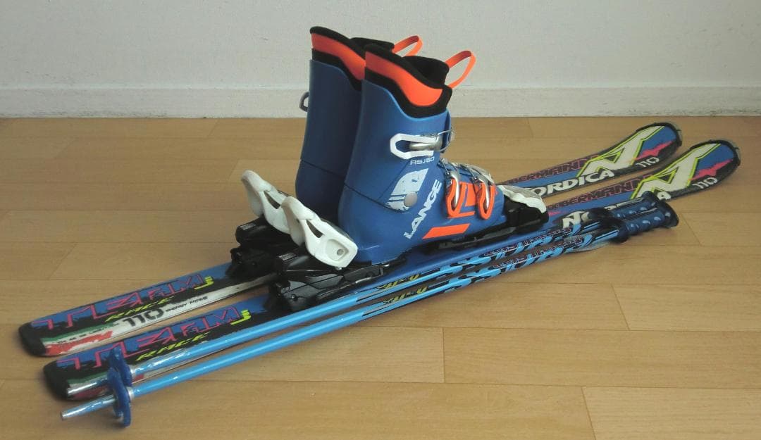 ■■12月・1月限定■送料無料■子供用スキーフルセット■板110/靴21.5■■