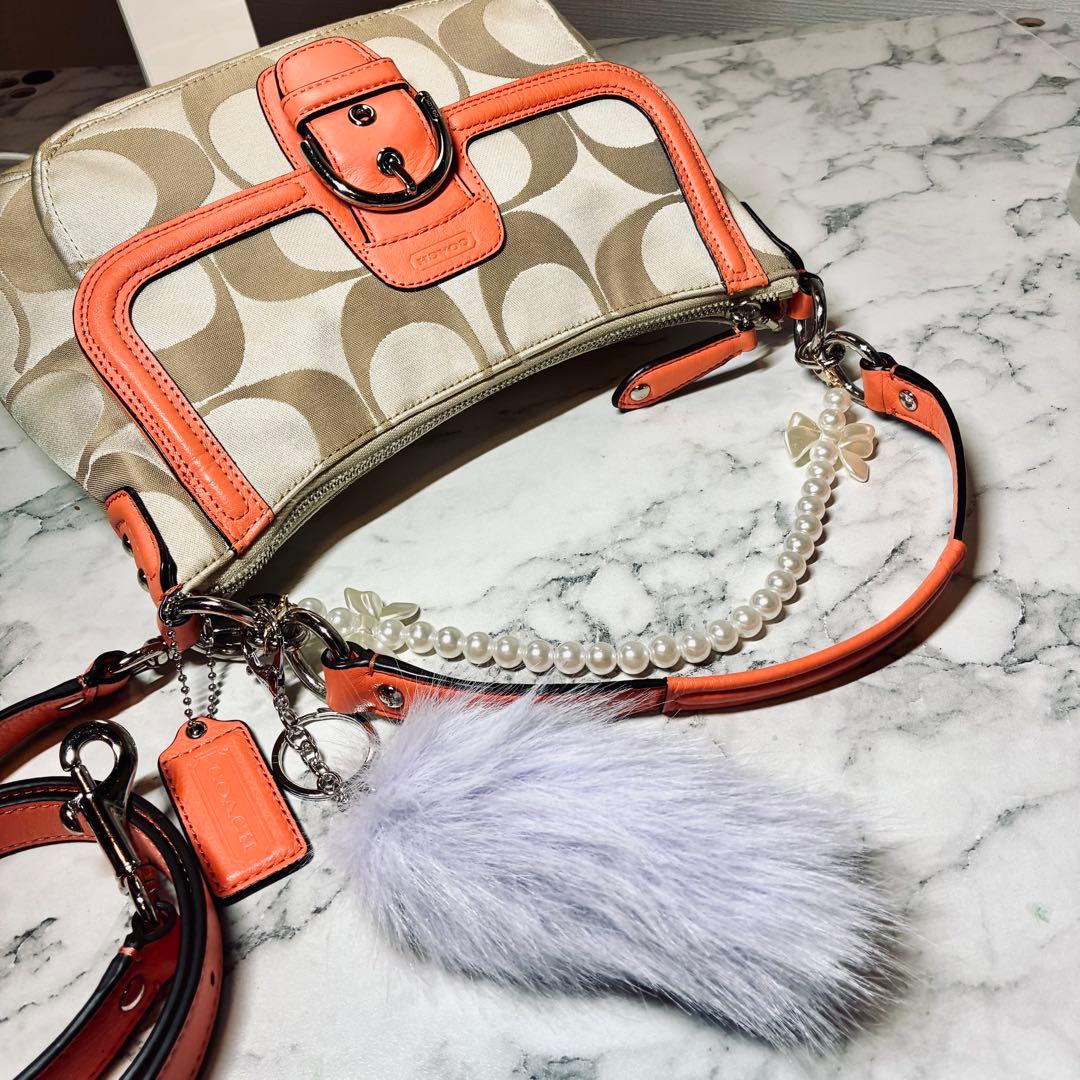 COACH シグネチャー ソーホー2way ショルダーバッグ 25289 美品