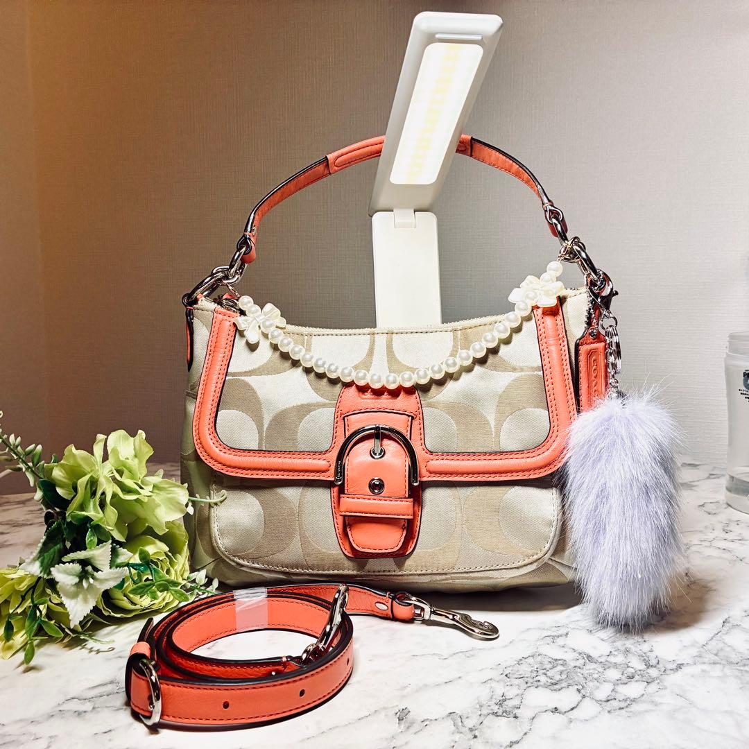 COACH シグネチャー ソーホー2way ショルダーバッグ 25289 美品