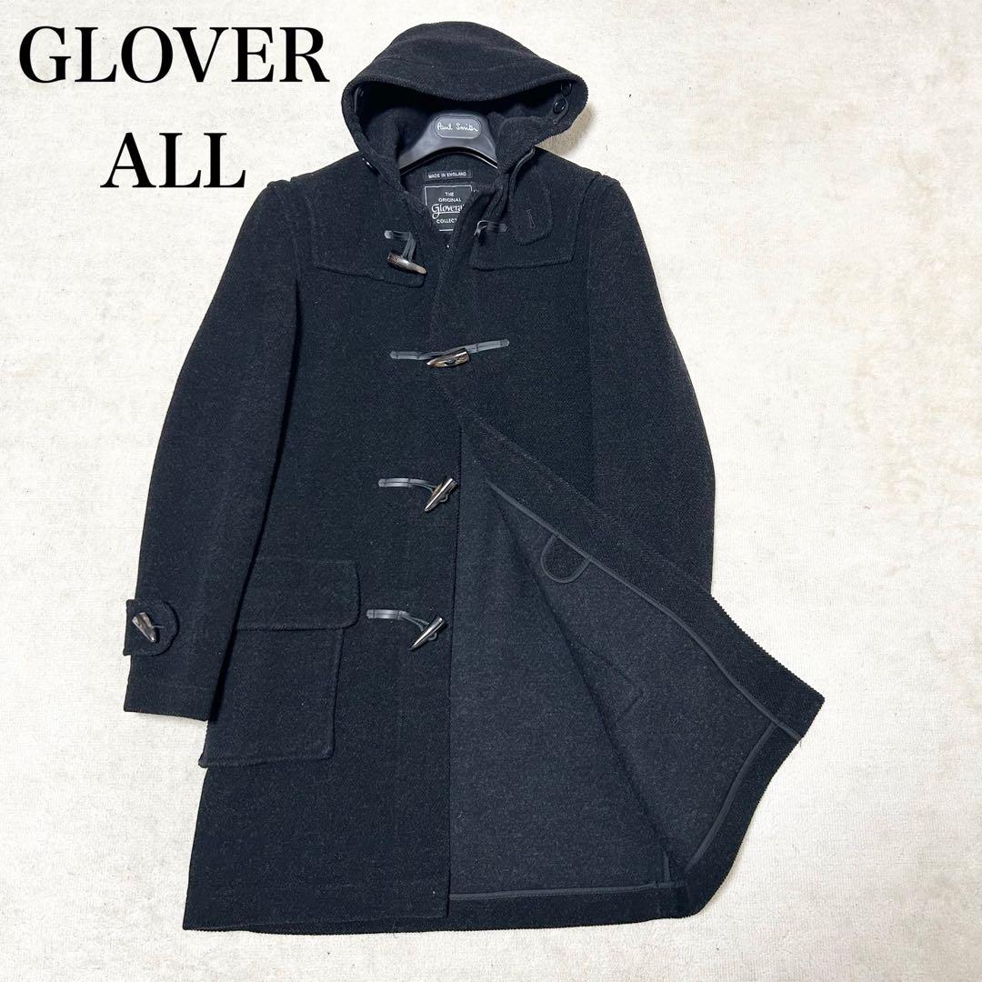 極美品　グローバーオール　ヘリンボーン生地　ダッフルコート　ダークグレー　現行