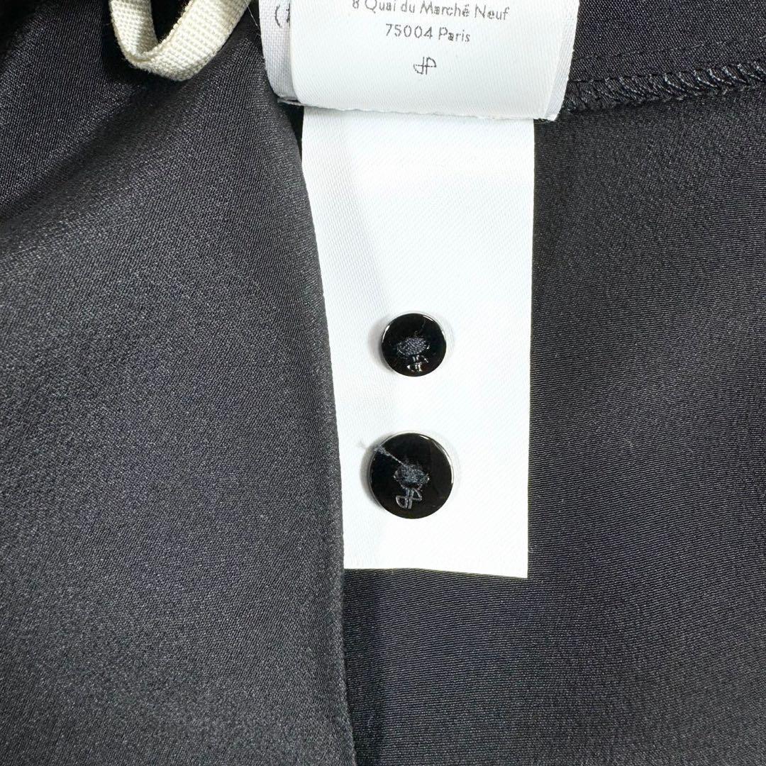 定価13万✨ PATOU ボウ ネックライン シルク ミディドレス マキシ丈 M