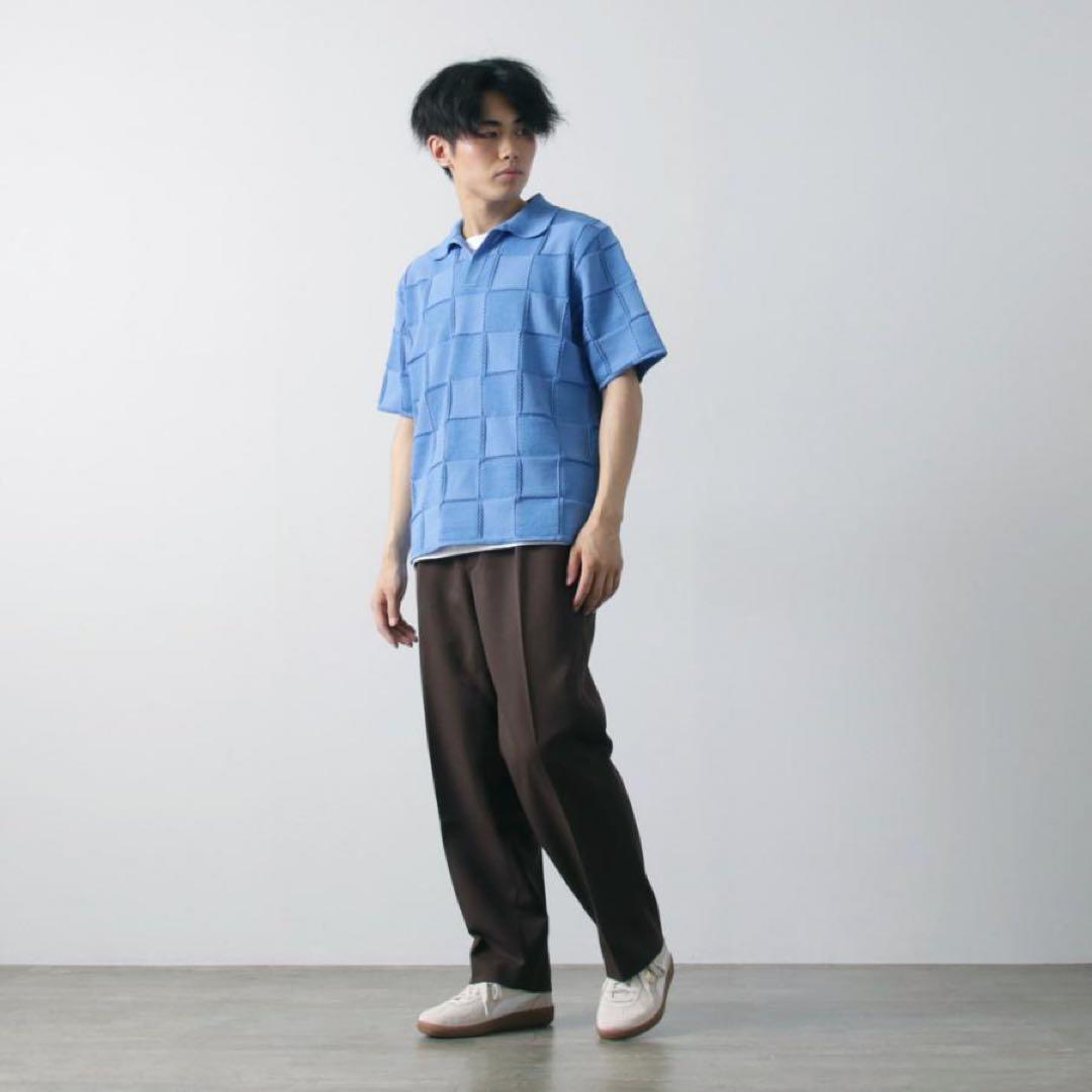 トップス LINKS CHECK KNIT PULLOVER