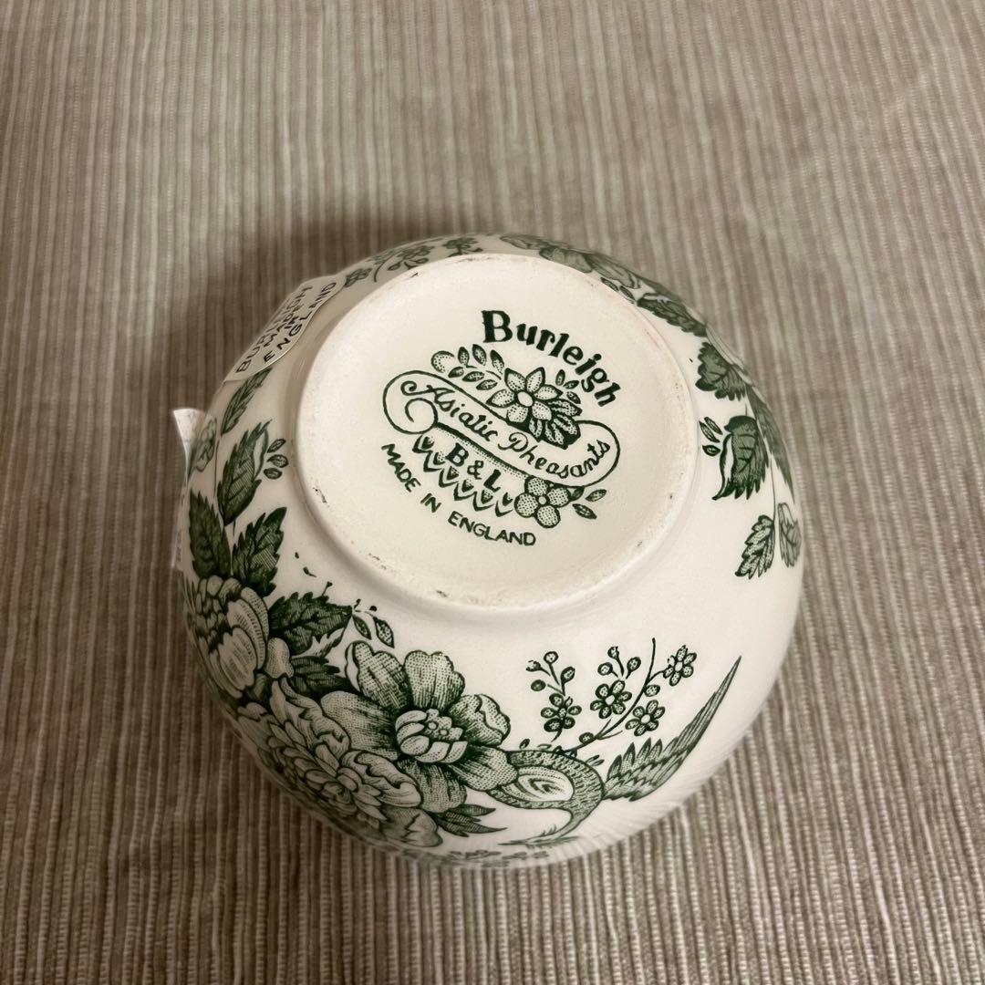 バーレイ グリーン アジアティックフェザンツ　マグ　シュガーボウルS セット