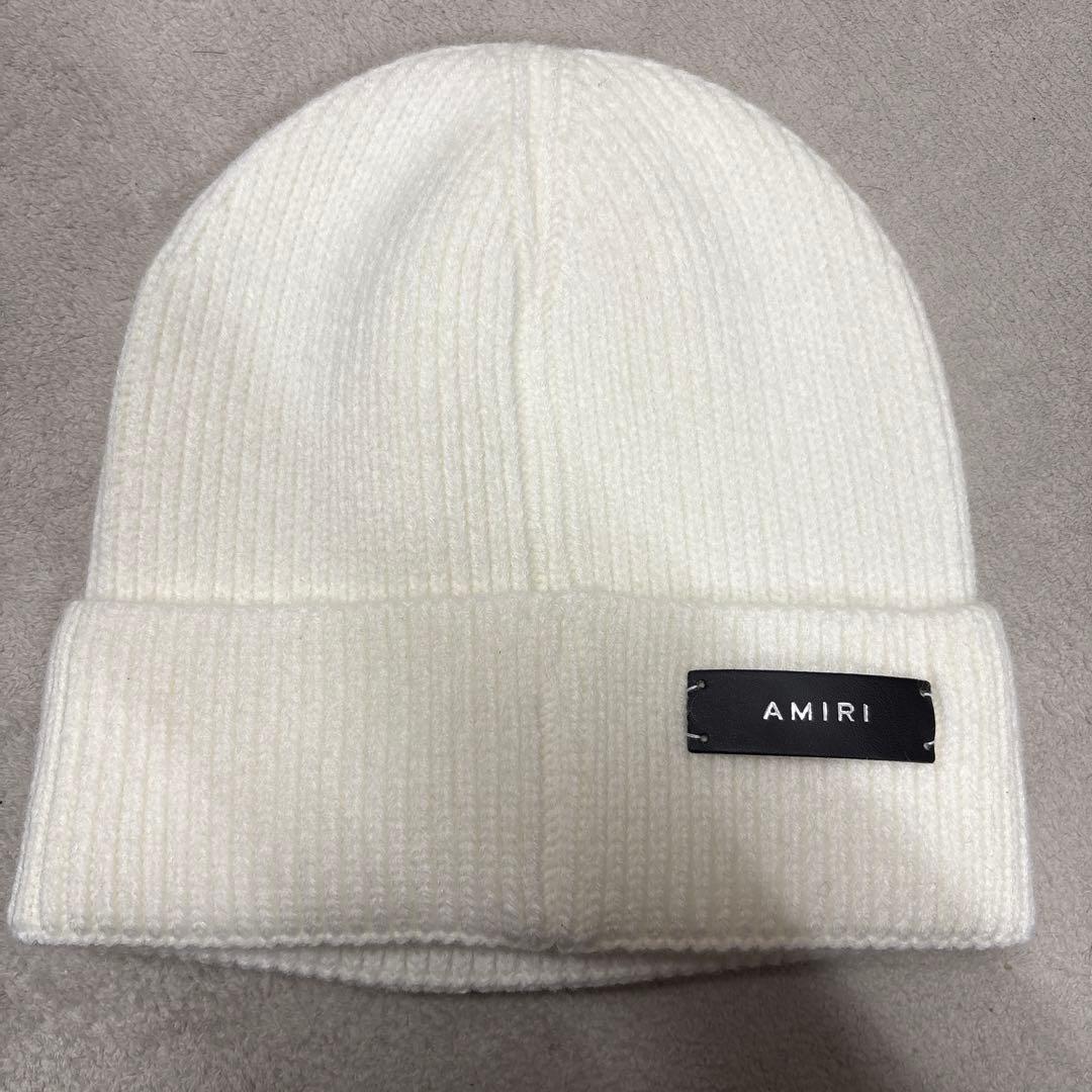 AMIRI ホワイトニット帽