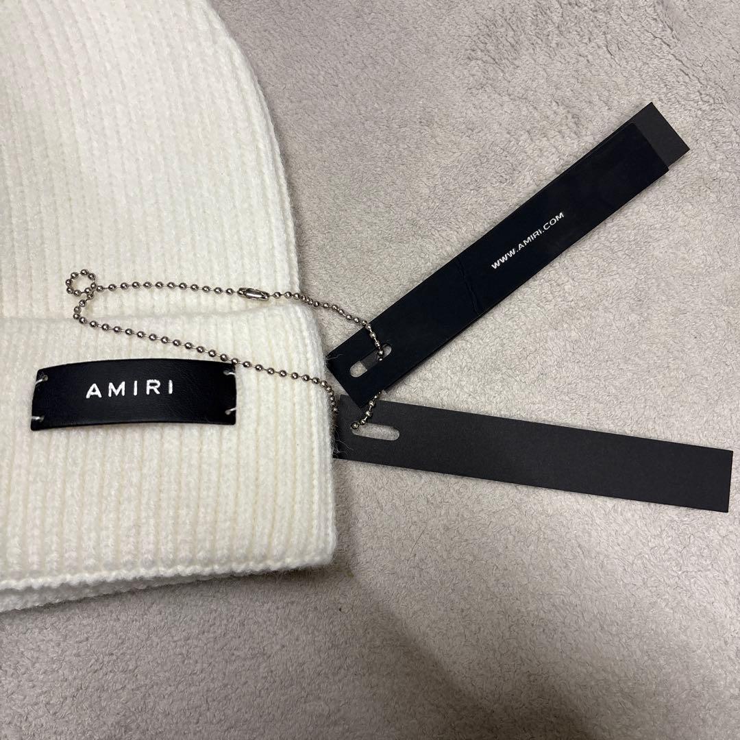 AMIRI ホワイトニット帽