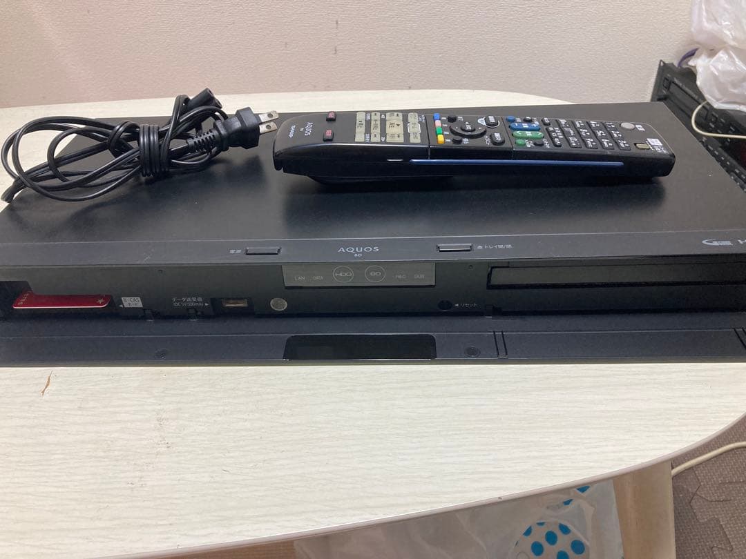 SHARP 2B-C108W1 ブラック ブルーレイレコーダー