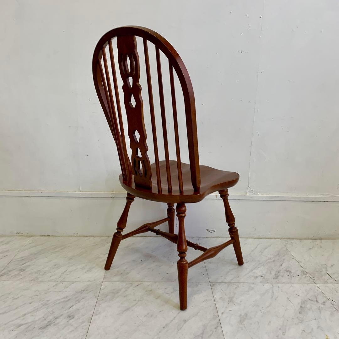 ヴィンテージ ウィンザーチェア 木製ダイニングチェア メーカー不明 ビンテージ