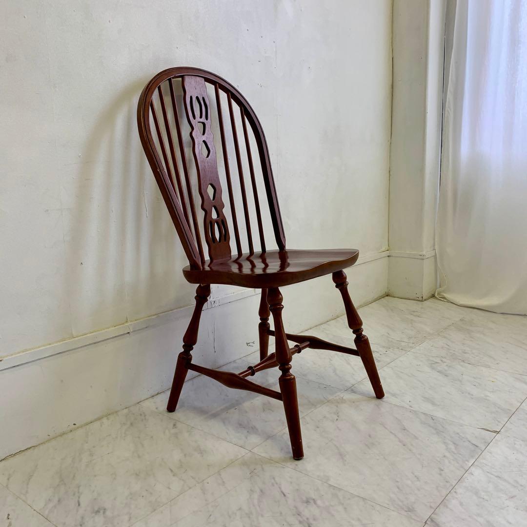 ヴィンテージ ウィンザーチェア 木製ダイニングチェア メーカー不明 ビンテージ