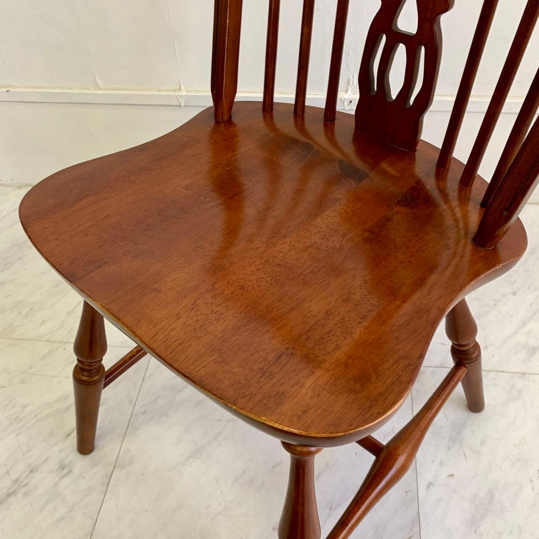 ヴィンテージ ウィンザーチェア 木製ダイニングチェア メーカー不明 ビンテージ