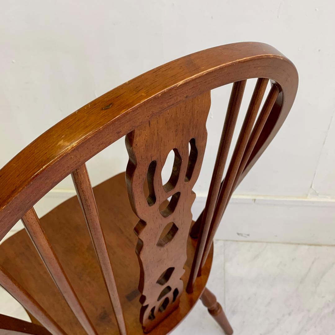 ヴィンテージ ウィンザーチェア 木製ダイニングチェア メーカー不明 ビンテージ