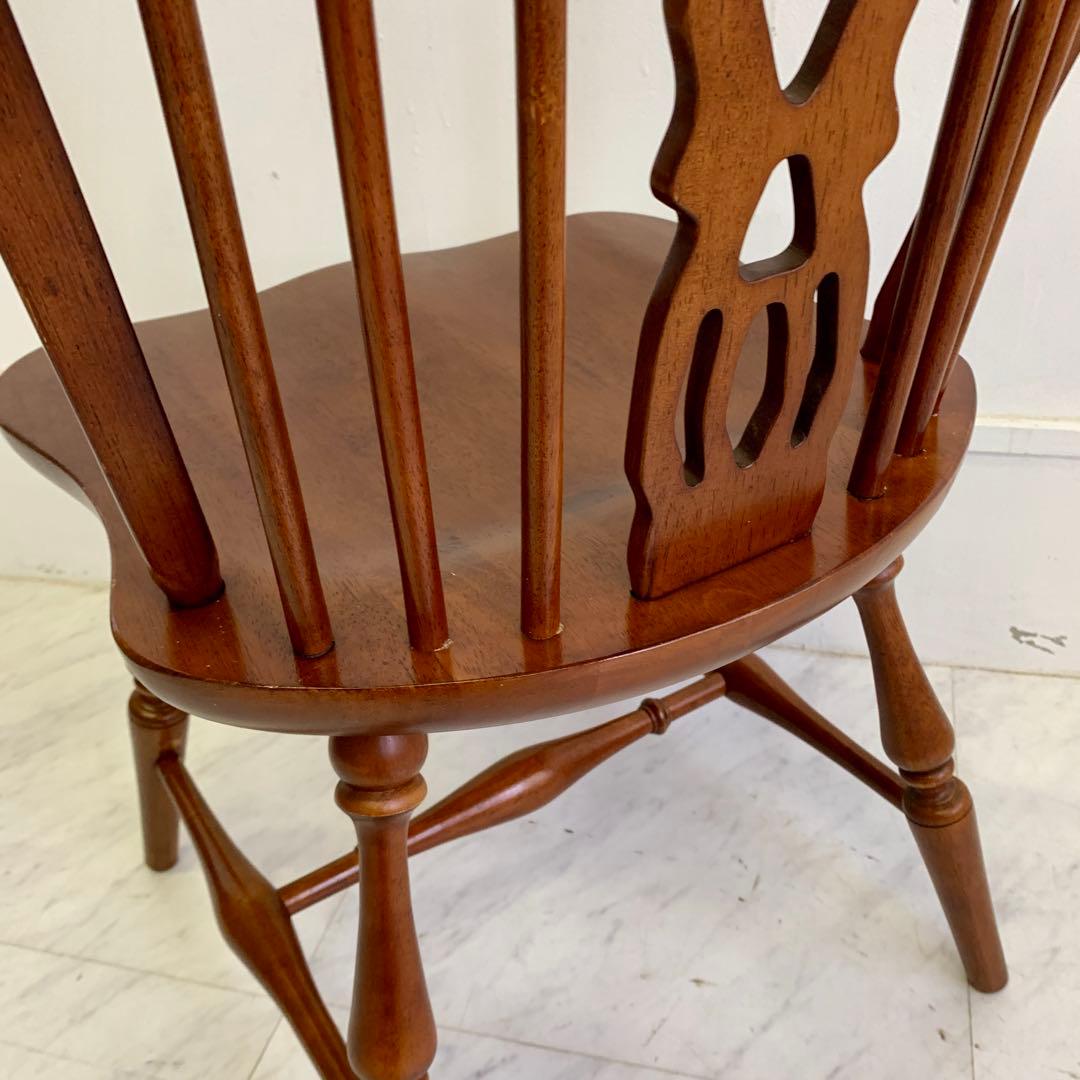 ヴィンテージ ウィンザーチェア 木製ダイニングチェア メーカー不明 ビンテージ