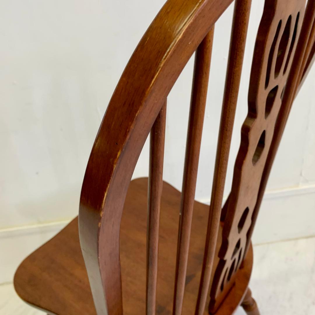 ヴィンテージ ウィンザーチェア 木製ダイニングチェア メーカー不明 ビンテージ