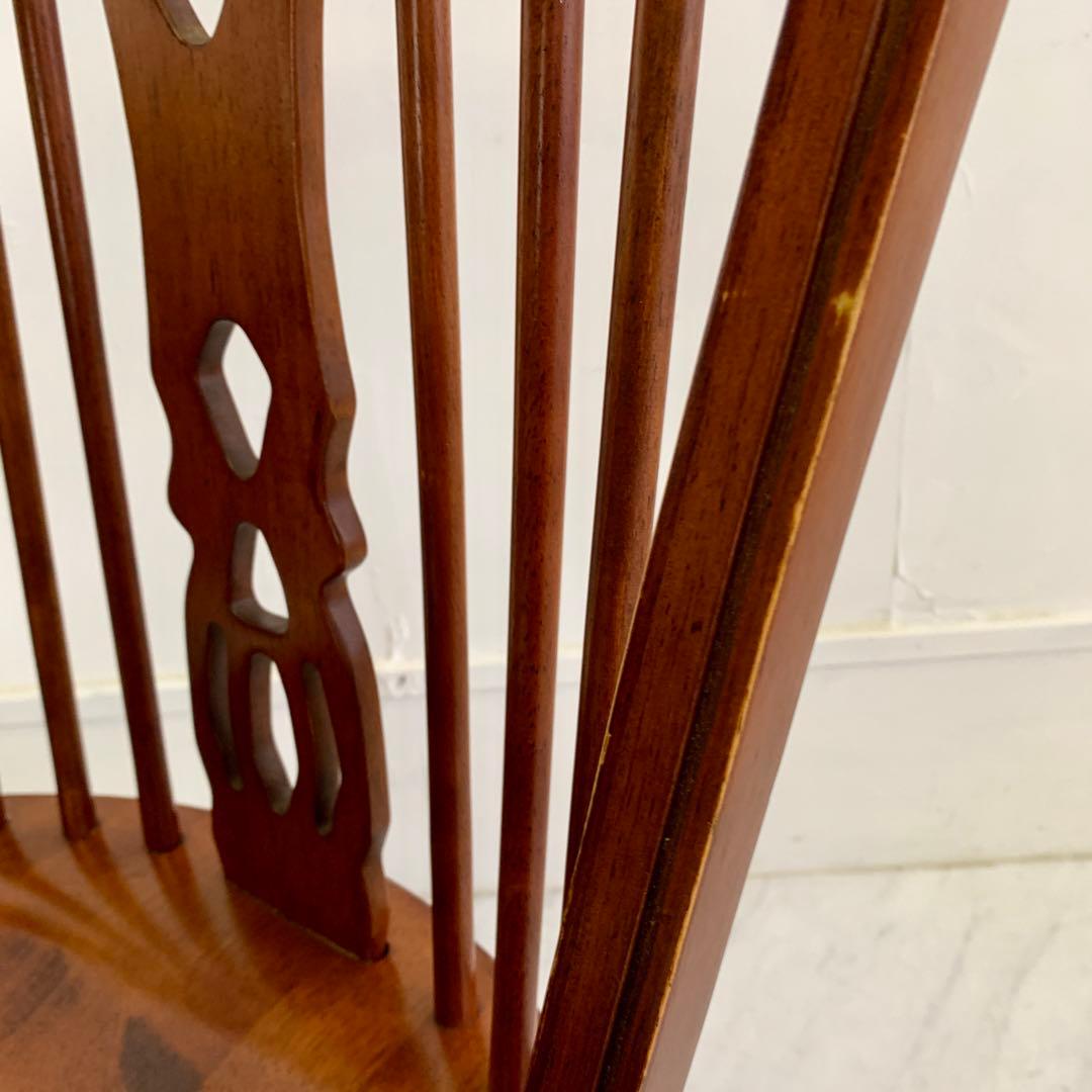 ヴィンテージ ウィンザーチェア 木製ダイニングチェア メーカー不明 ビンテージ