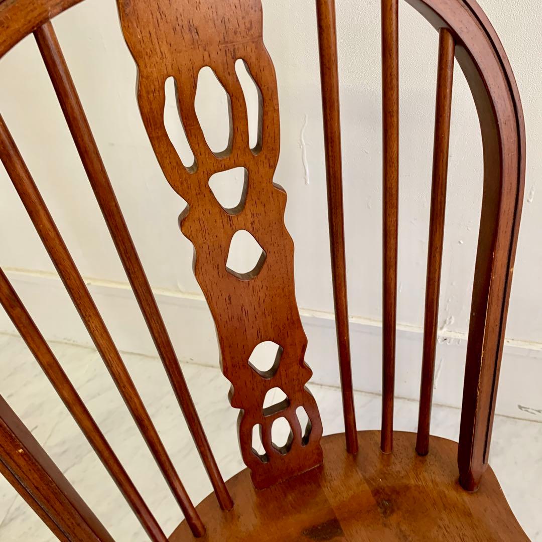 ヴィンテージ ウィンザーチェア 木製ダイニングチェア メーカー不明 ビンテージ