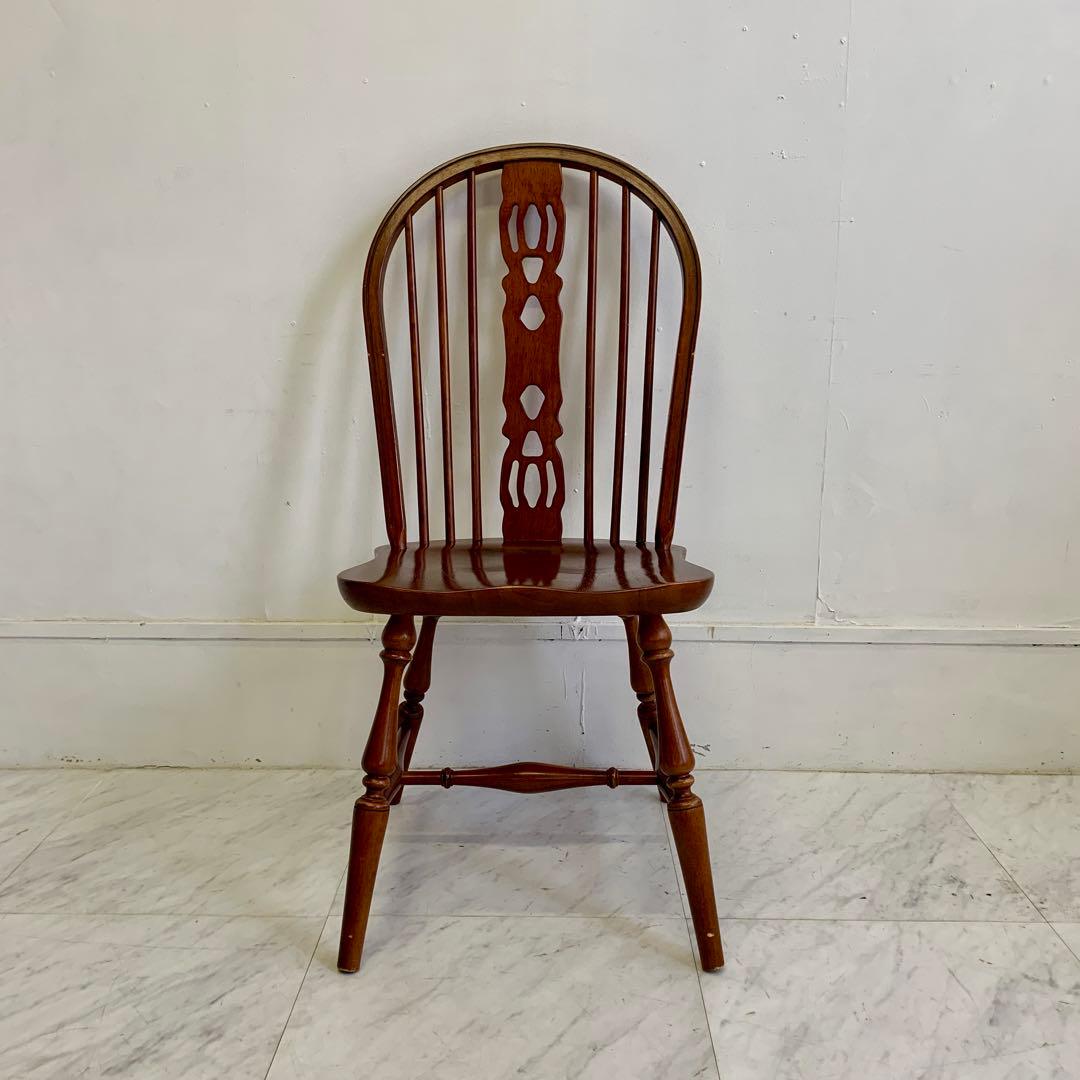 ヴィンテージ ウィンザーチェア 木製ダイニングチェア メーカー不明 ビンテージ