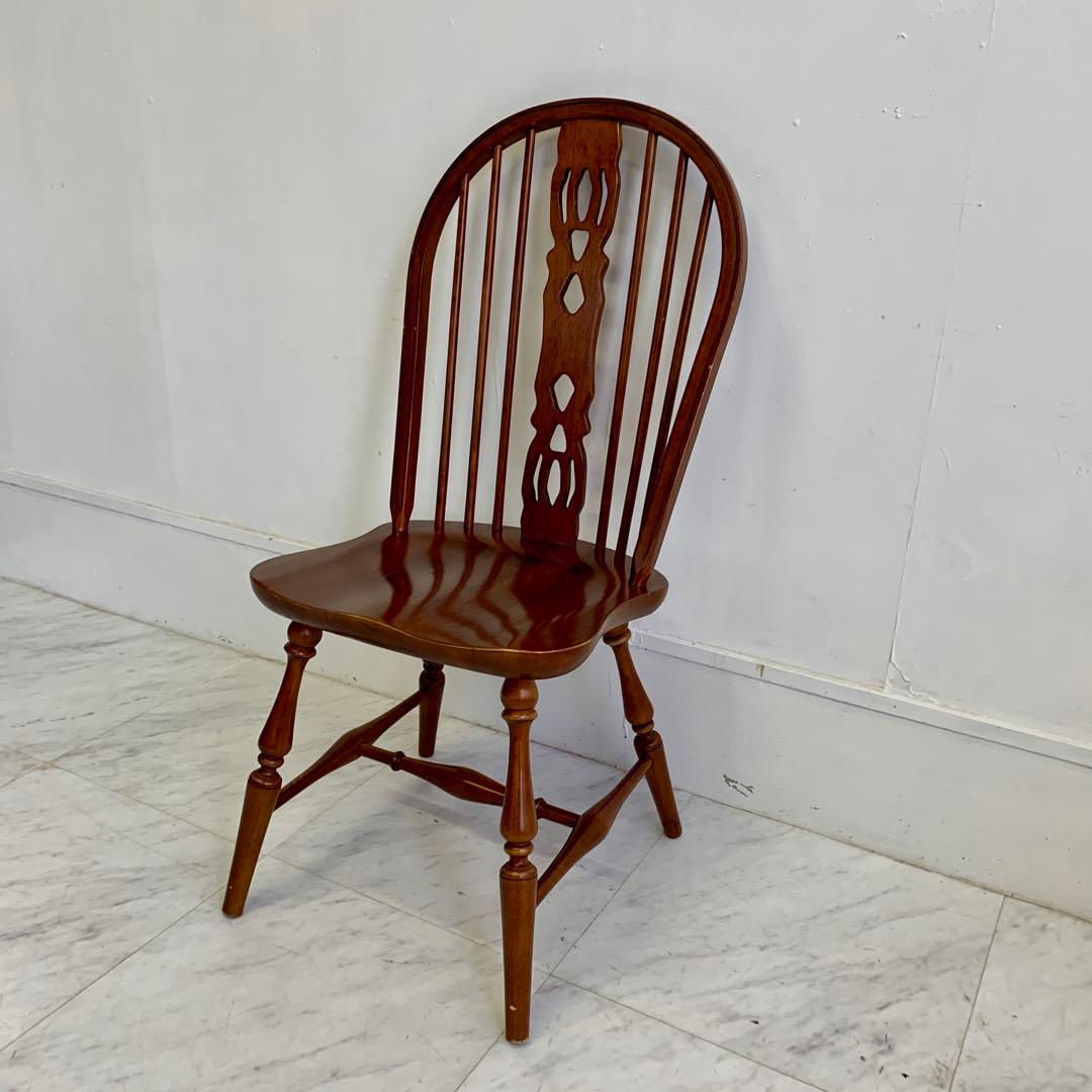 ヴィンテージ ウィンザーチェア 木製ダイニングチェア メーカー不明 ビンテージ