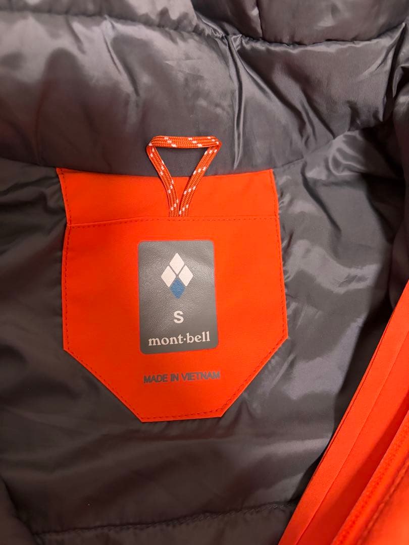 mont-bell パウダーステップ パーカ Men S オレンジ