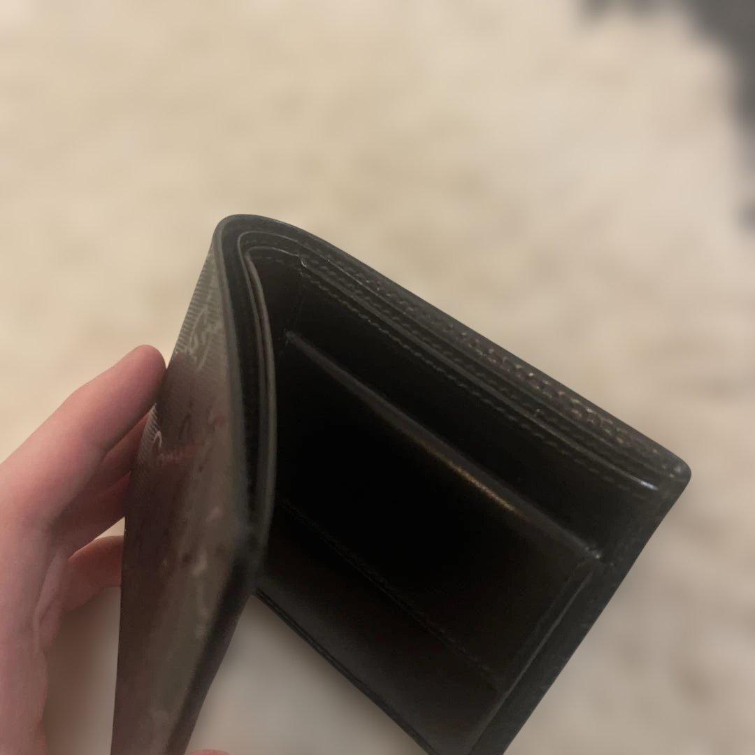 グッチ 二つ折り財布 インプリメ GG柄 ブラック