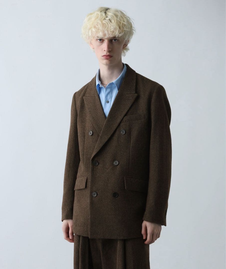 HARE ツイードダブルジャケット