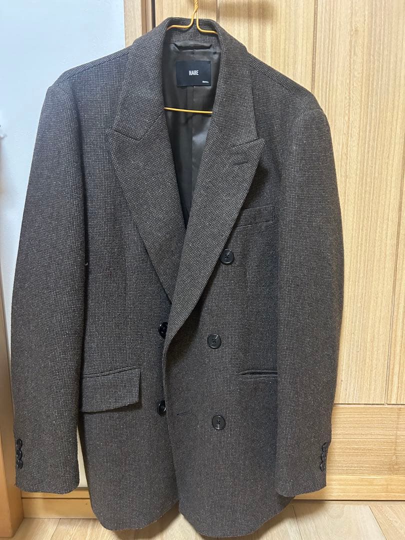 HARE ツイードダブルジャケット